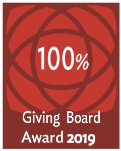 100% Giving Board Award 2019